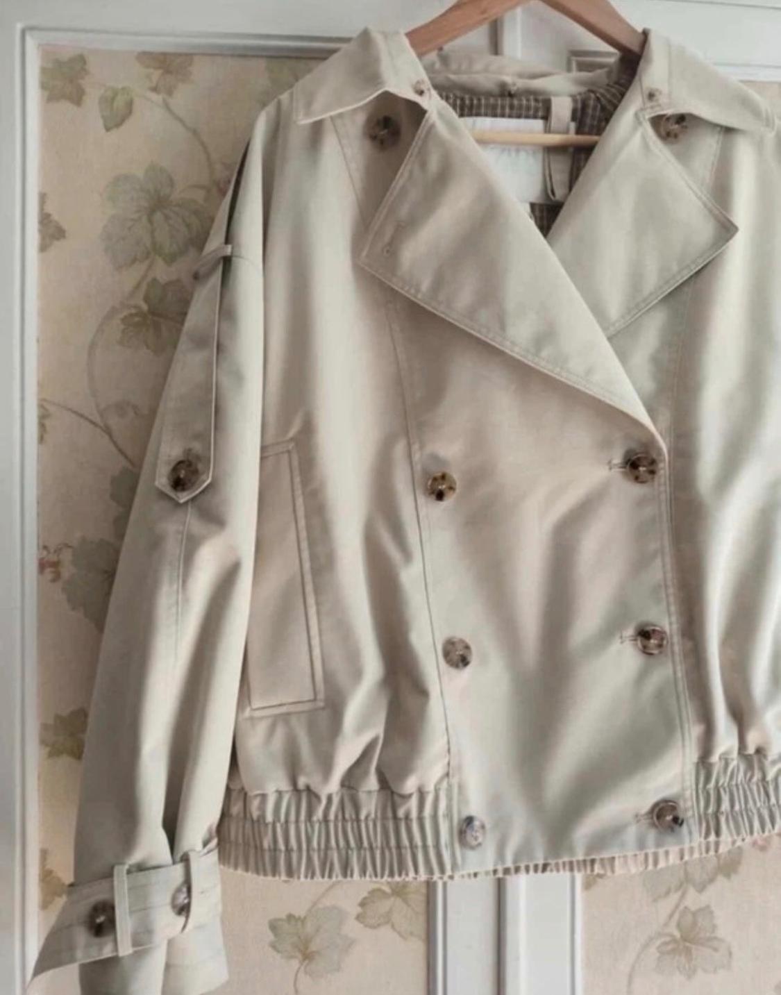 PADDED TRENCH COAT WITH FAUX FUR COLLAR ZW COLLECTION - Image 4