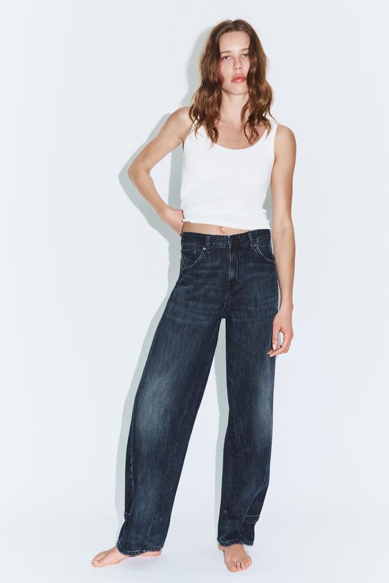 TRF MID-RISE BALLOON JEANS WITH LOOPS from Zara - $69.90