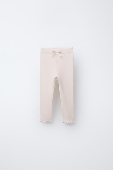 LEGGING CANELADA LISA - Cru da Zara