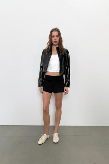 MINI POCKET SHORTS - Black by Zara