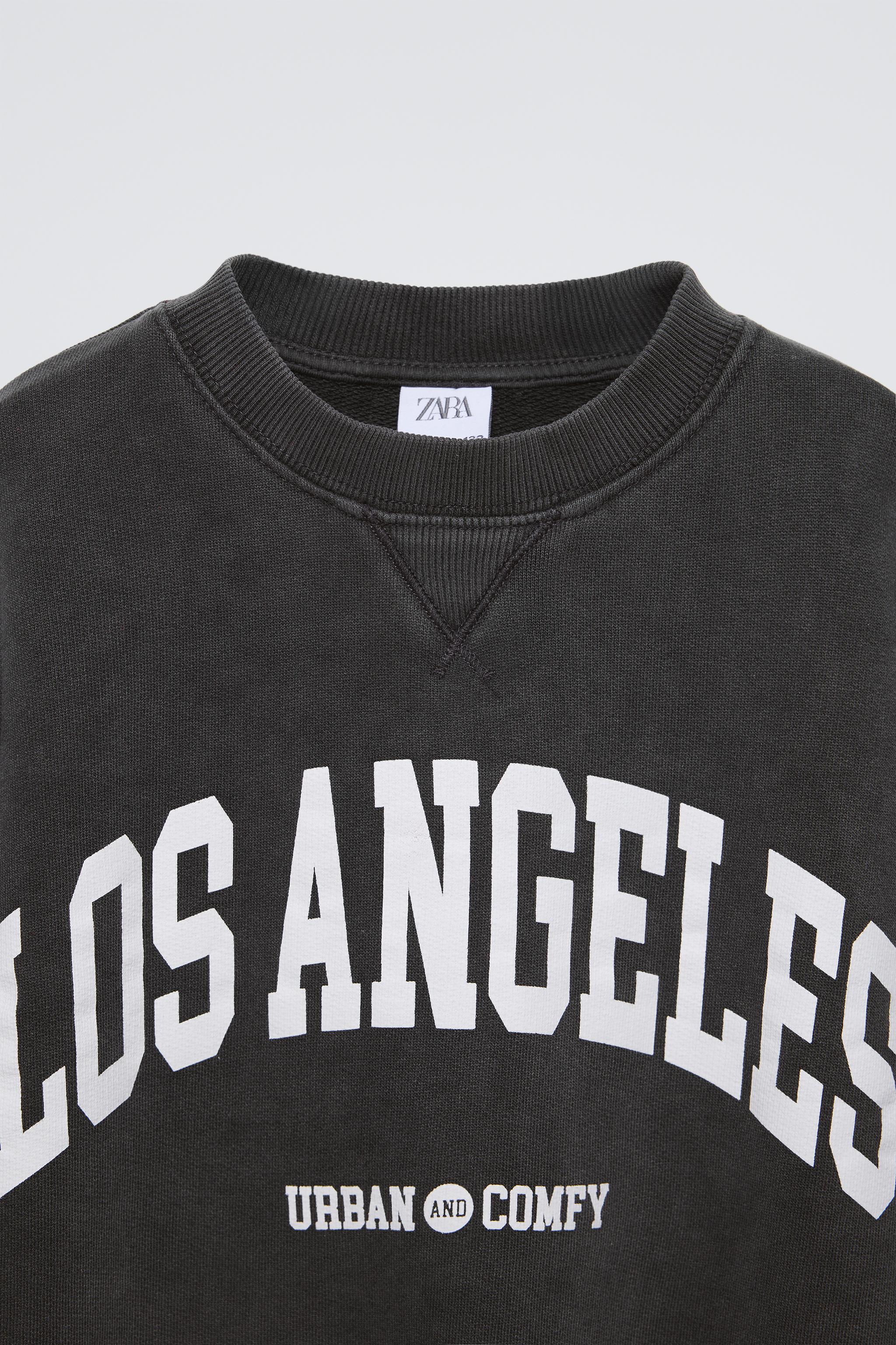 ★ZARA★ REGULAR FIT SWEATSHIRT WASHED RELAXED FIT SWEATSHIRT - Washed petrol | ZARA Canada