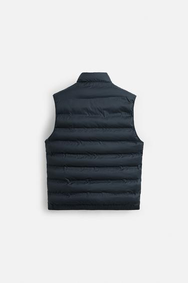 GILET SANS MANCHES MATELASSÉ LÉGER - Bleu marine de Zara - Image 6