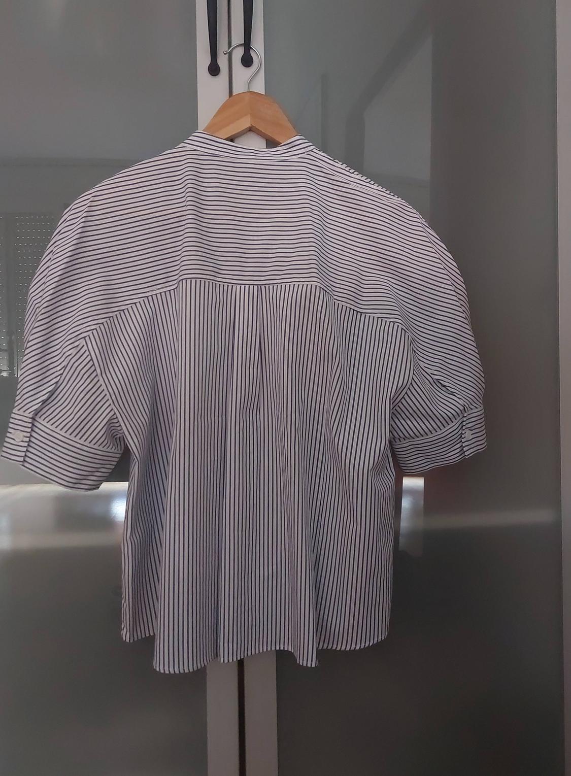 ZW COLLECTION BUTTONED POPLIN SHIRT - Image 2