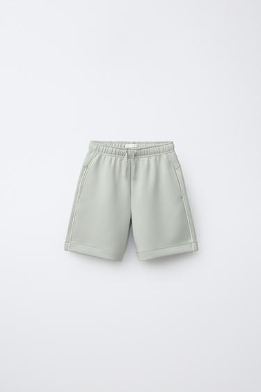 BERMUDA SPORTY VIVOS - Menta claro de Zara - Imagen 0