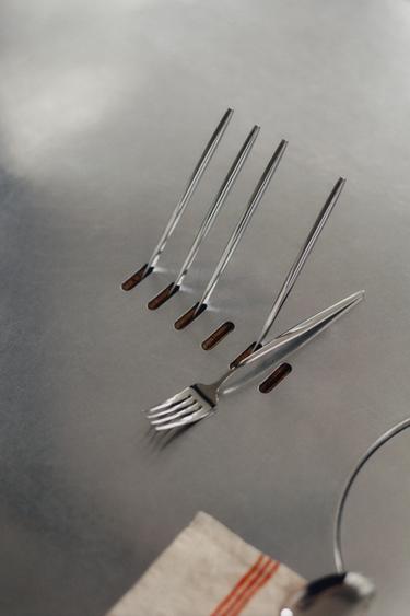 PACK OF FORKS WITH THIN HANDLES (PACK OF 4) - Steel by Zara