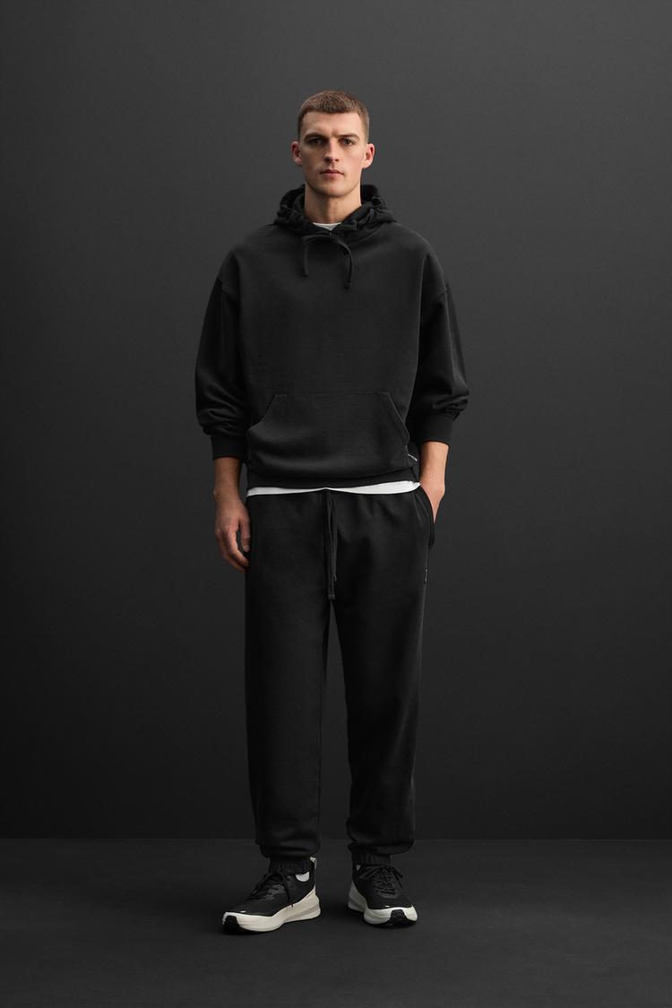 レギュラーフィット フード付きスウェットセットアップ | ZARA Japan  