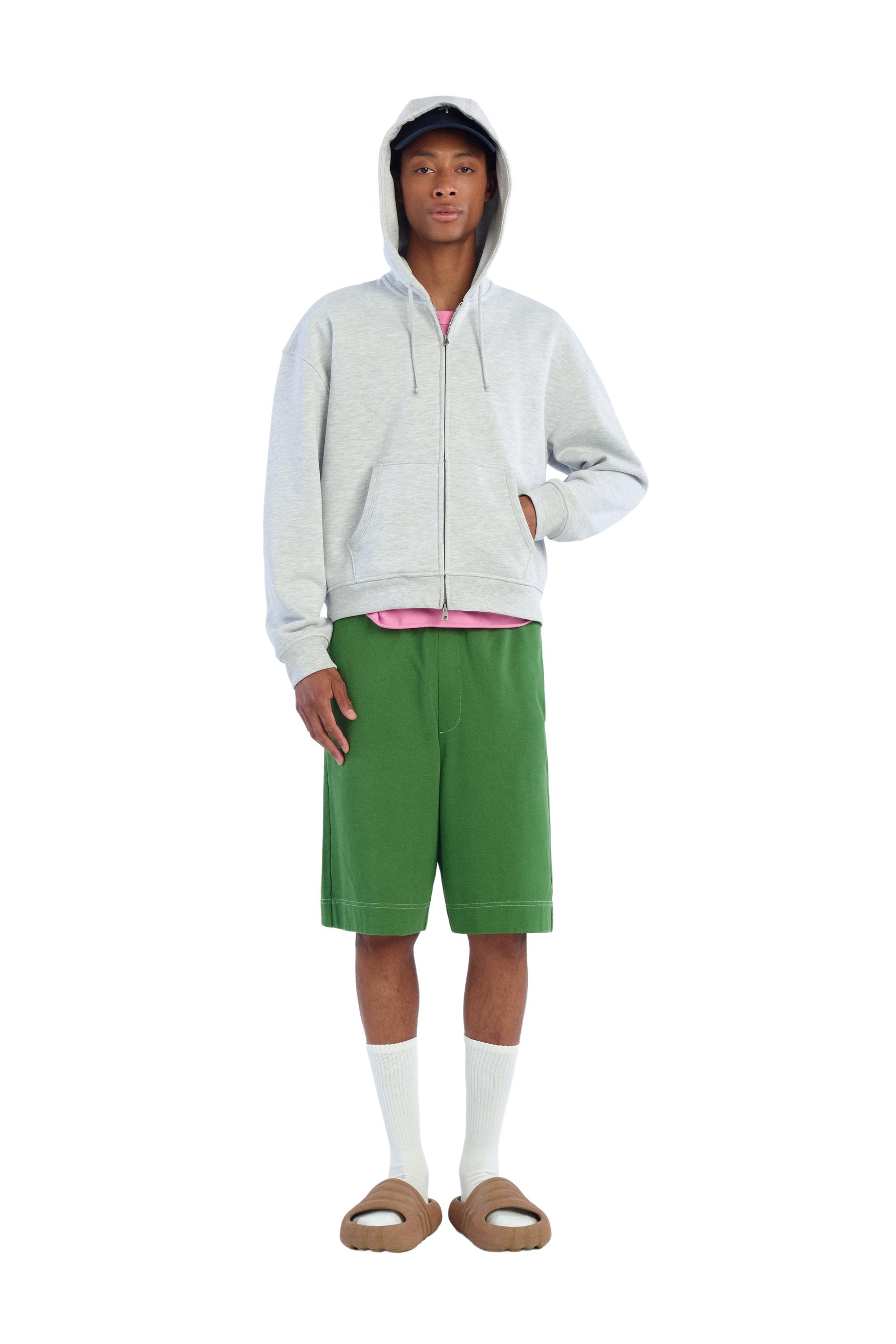 Paperbag Waist Cotton Shorts