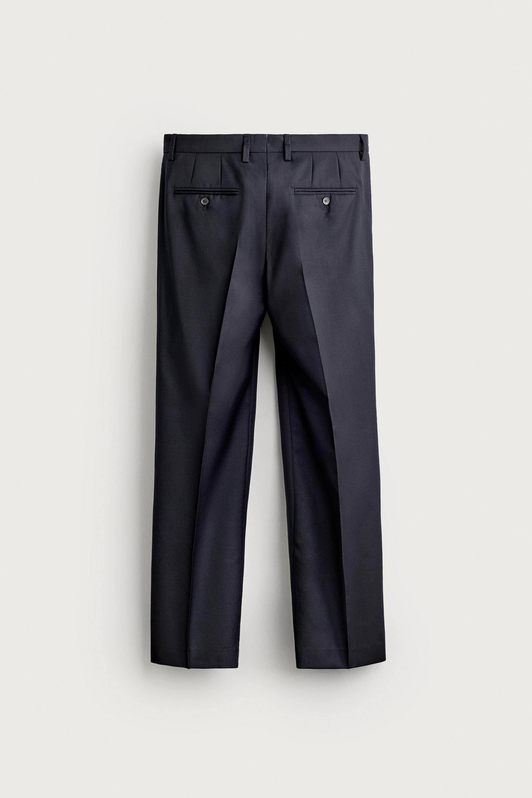 PANTALON DE COSTUME 100% LAINE