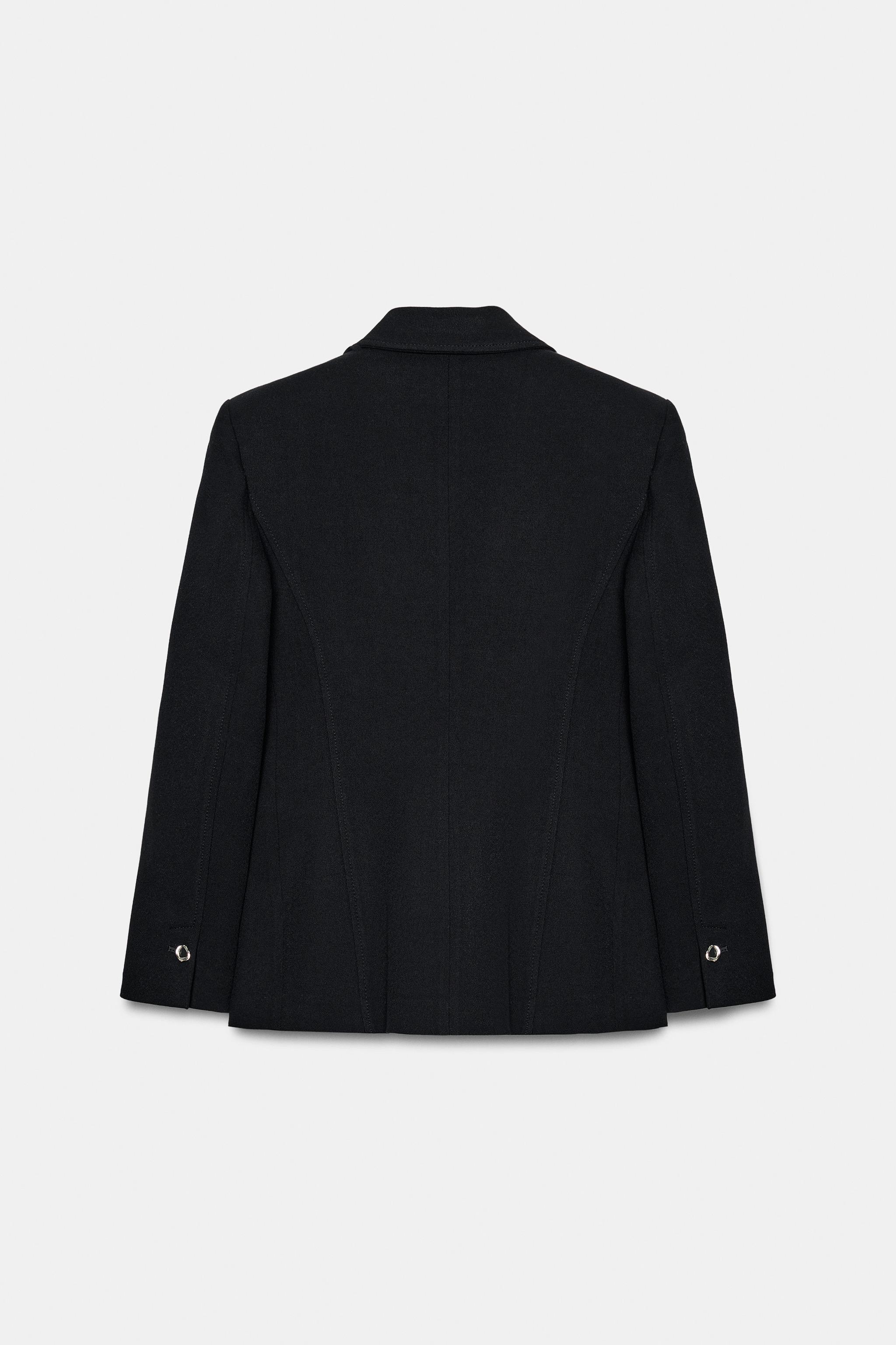 TAILORED BLAZER WITH SHOULDER PADS