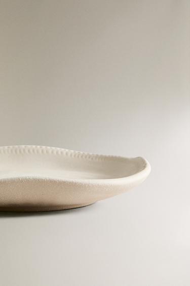 DECORATIVE IRREGULAR TRAY - Ecru by Zara - Image 4