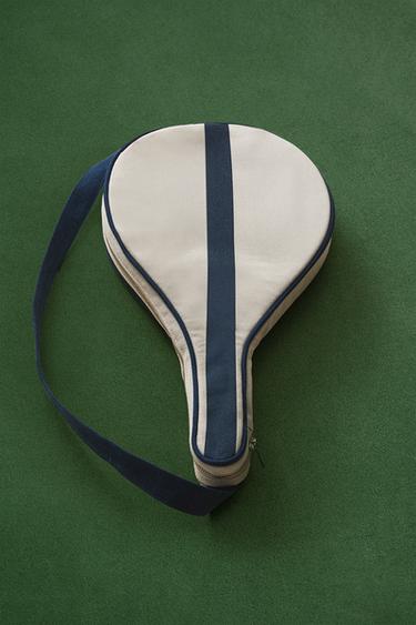 HOUSSE DE RAQUETTE PADEL TOILE - Écru / Bleu de Zara - Image 5
