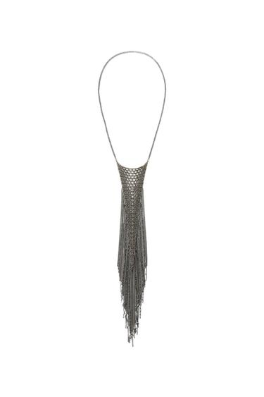 KETTE MIT KETTEN-ANHÄNGERN - Silber von Zara