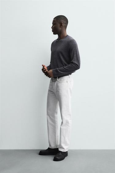 PULL 100 % LAINE - Gris anthracite de Zara - Image 3