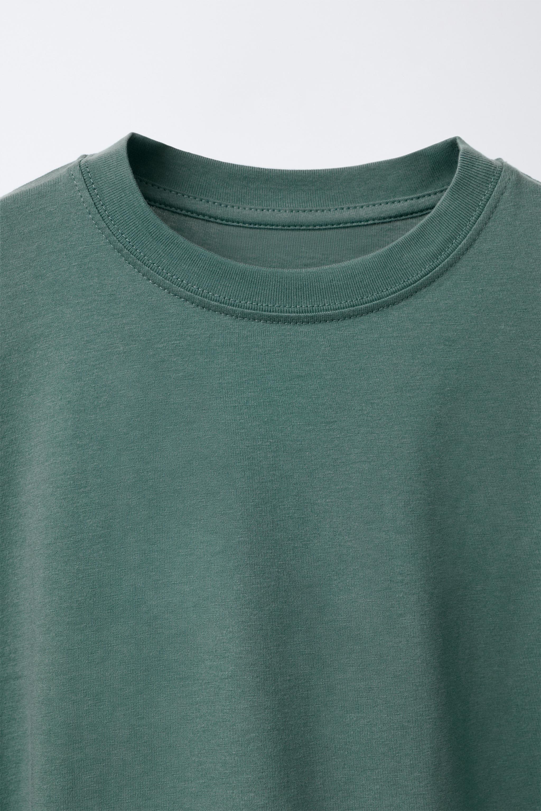 THREE-PACK OF PLAIN AND STRIPED T-SHIRTS