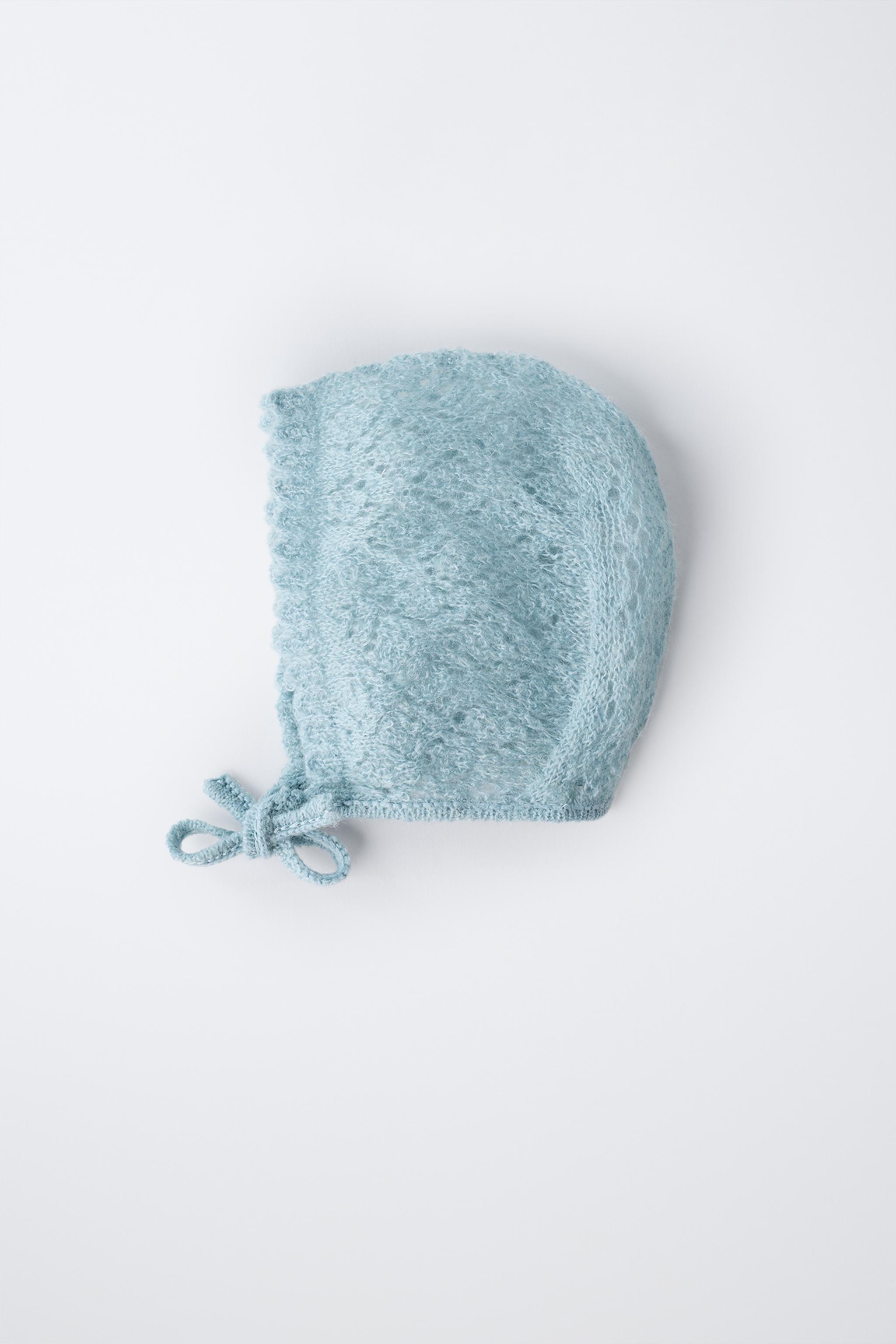 OPENWORK KNIT BONNET