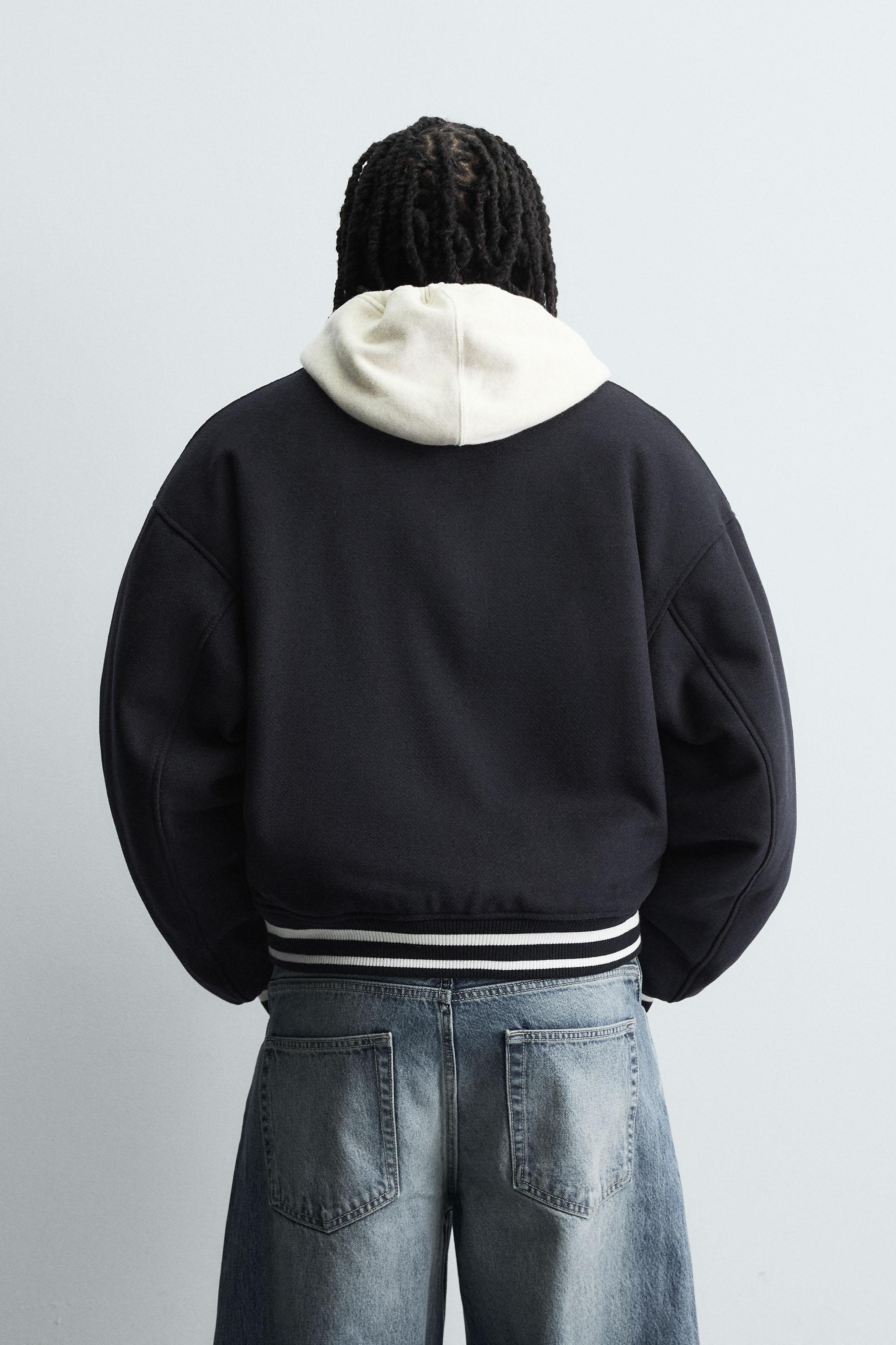 ジャケット・アウター patch bomber padded jacket Subciety（サブサエティ）の「PATTERNED PADDED JKT（ダウンジャケット