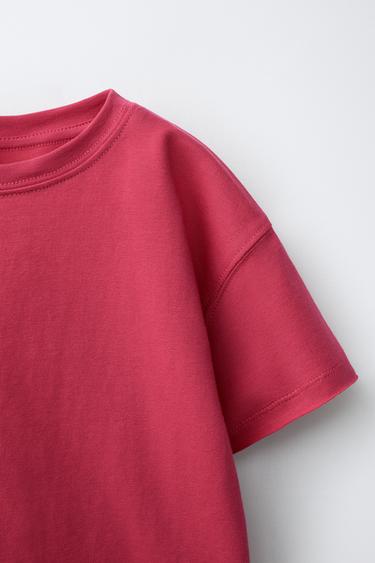 ENSEMBLE T-SHIRT ET LEGGING CYCLISTE CÔTELÉ - Fraise de Zara - Image 2