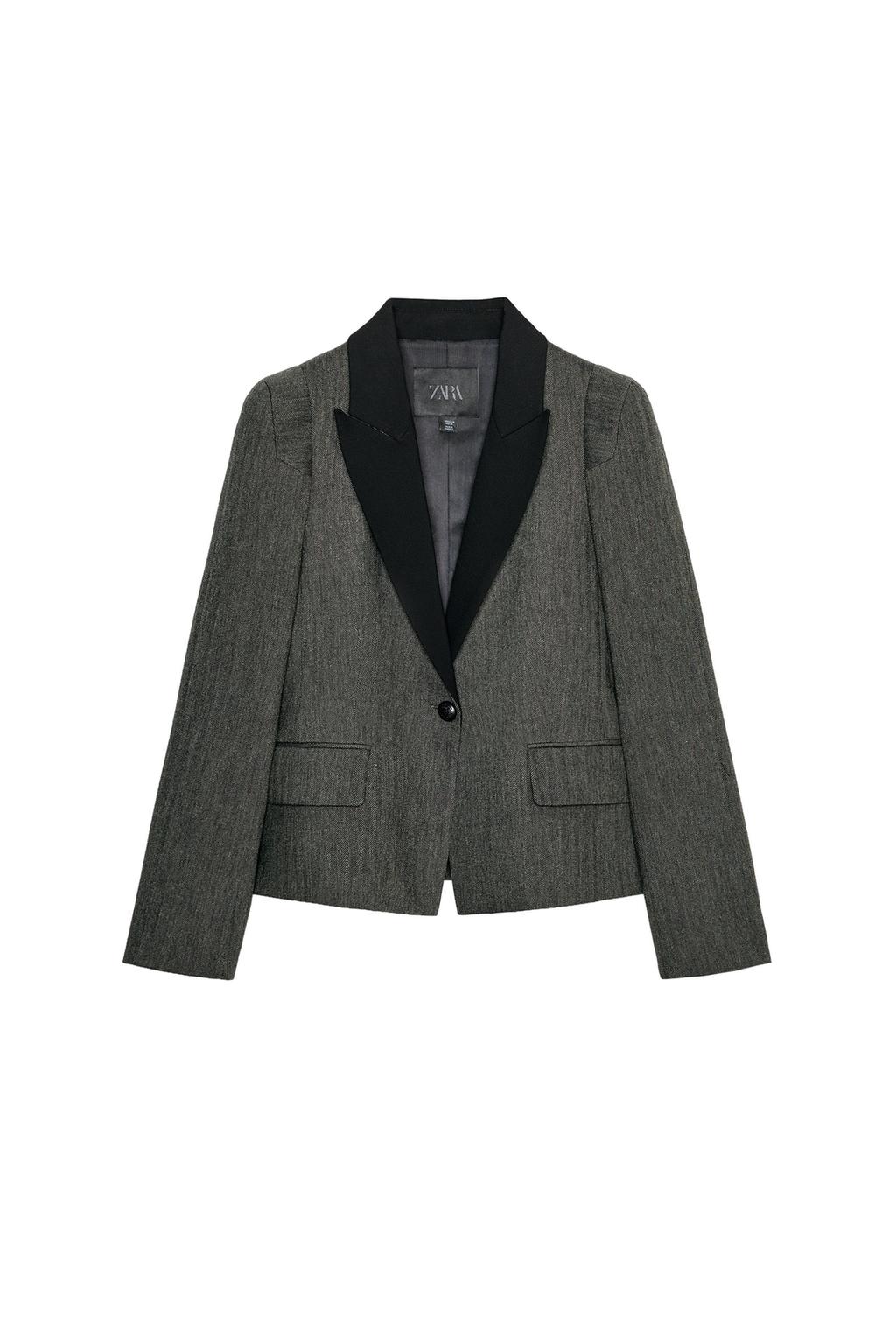 COMBINATION HERRINGBONE BLAZER ZW COLLECTION - image 3