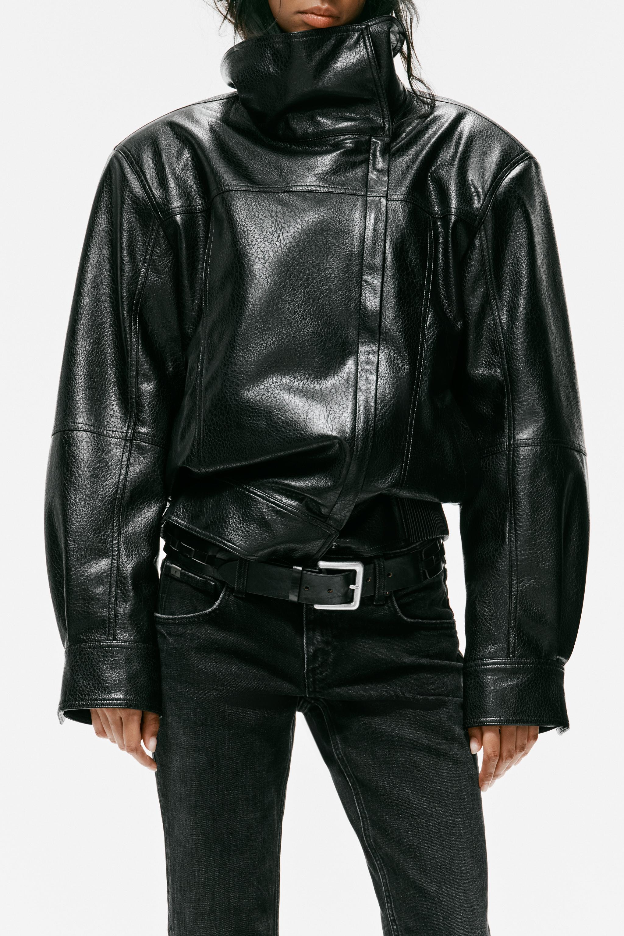 VESTE MATIÈRE SYNTHÉTIQUE ÉPAULETTES