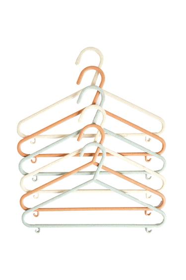 CONJUNTO DE CABIDES INFANTIS EM TONS PASTÉIS (CONJUNTO COM 6) - Multicolor da Zara