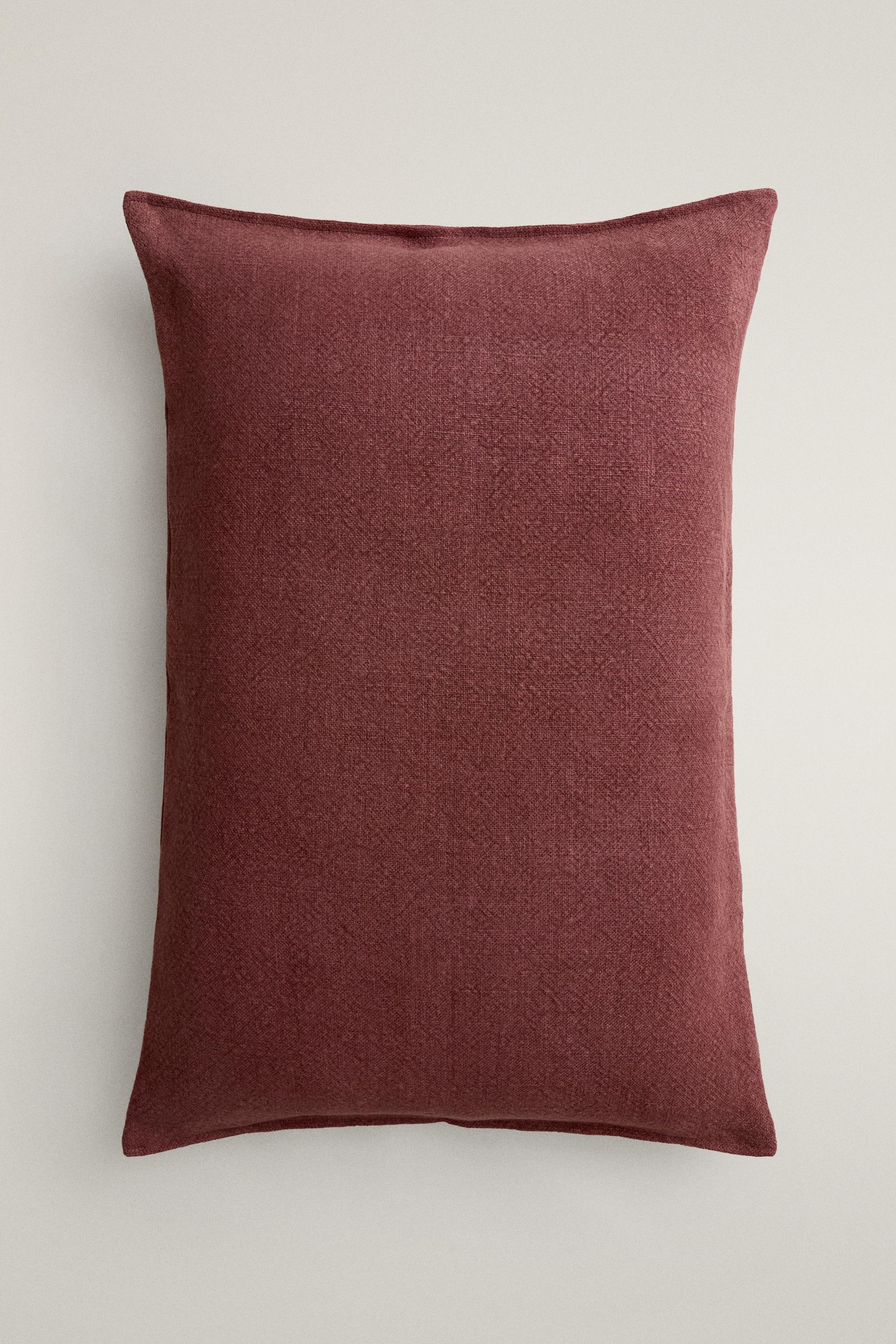 JUTE THROW PILLOW COVER