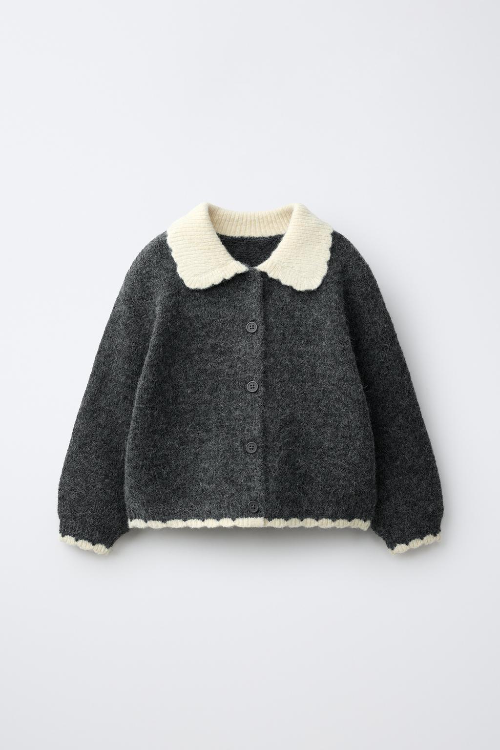 CARDINGAN WITH PETER PAN COLLAR
