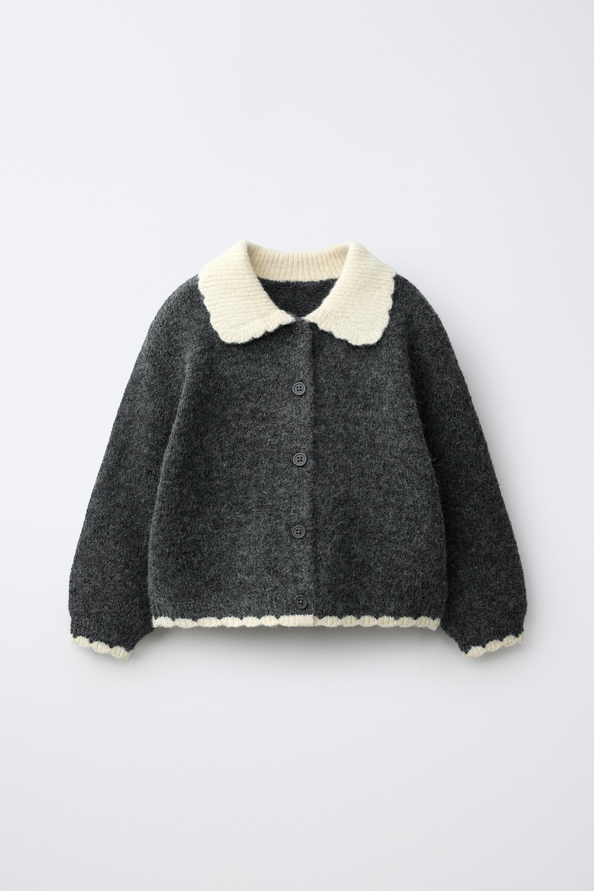 GILET EN MAILLE COL CLAUDINE