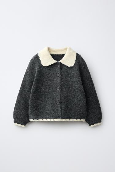 CARDINGAN CUELLO BOBO — Gray marl 1