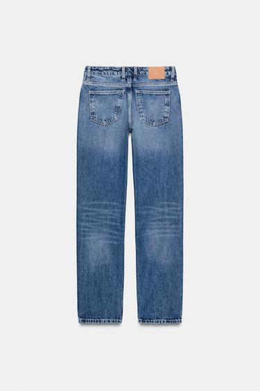 JEANS Z1975 DROITS TAILLE BASSE LONGUEUR MAXI - Bleu de Zara - Image 9