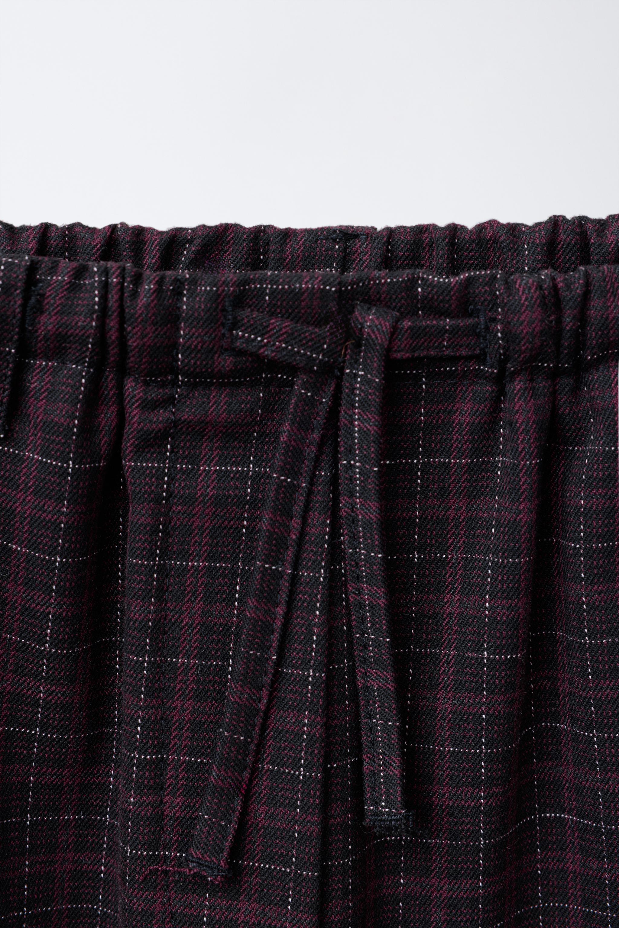 PLAID PANTS