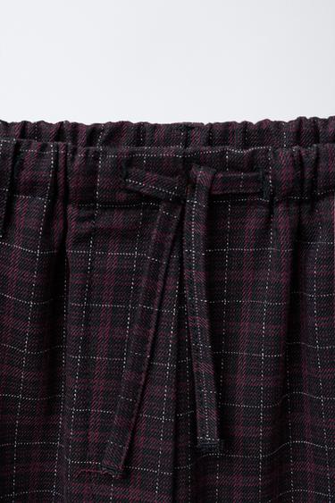 CHECK TROUSERS - Black by Zara - Image 2