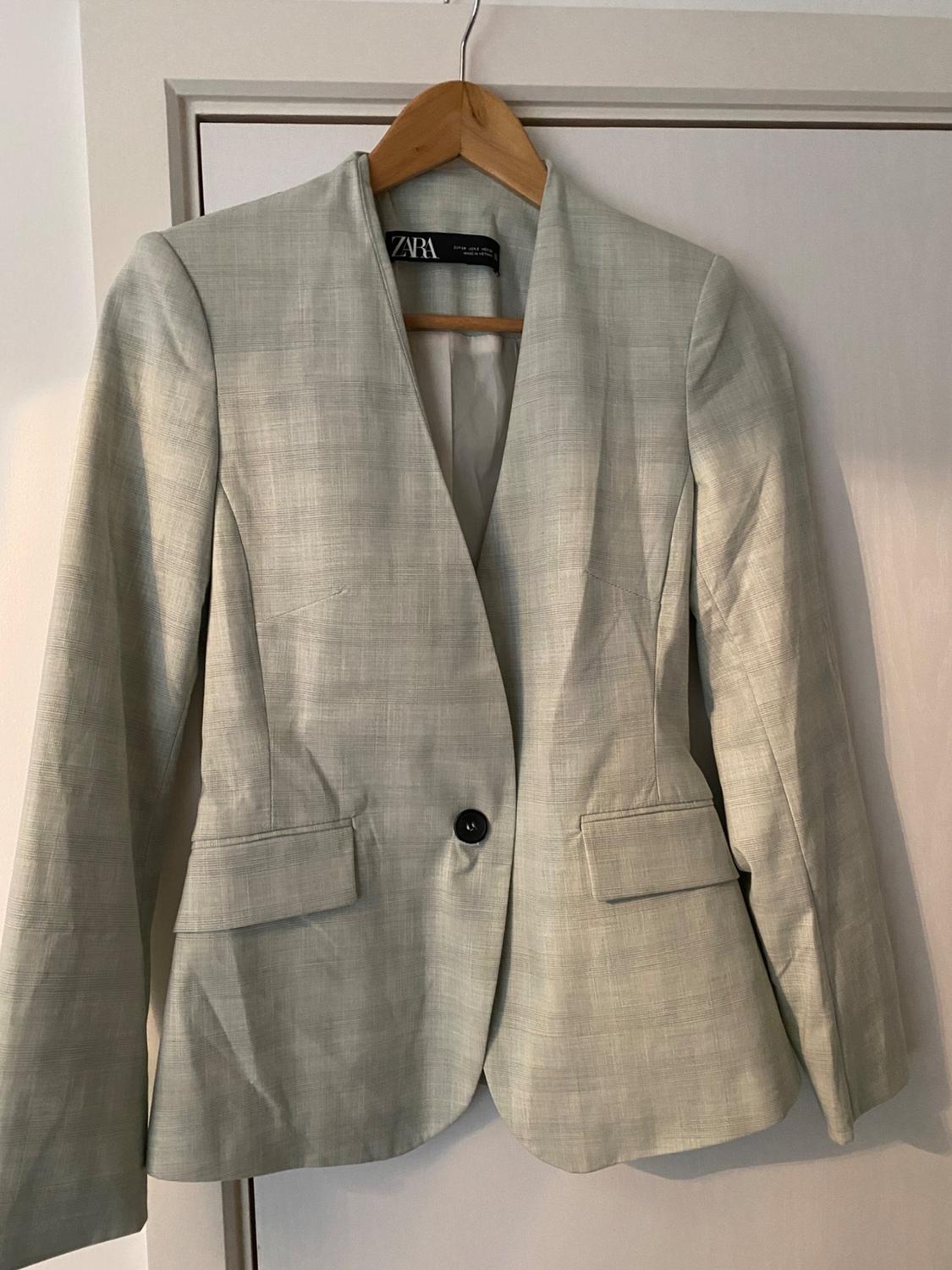 FITTED CHECK BLAZER