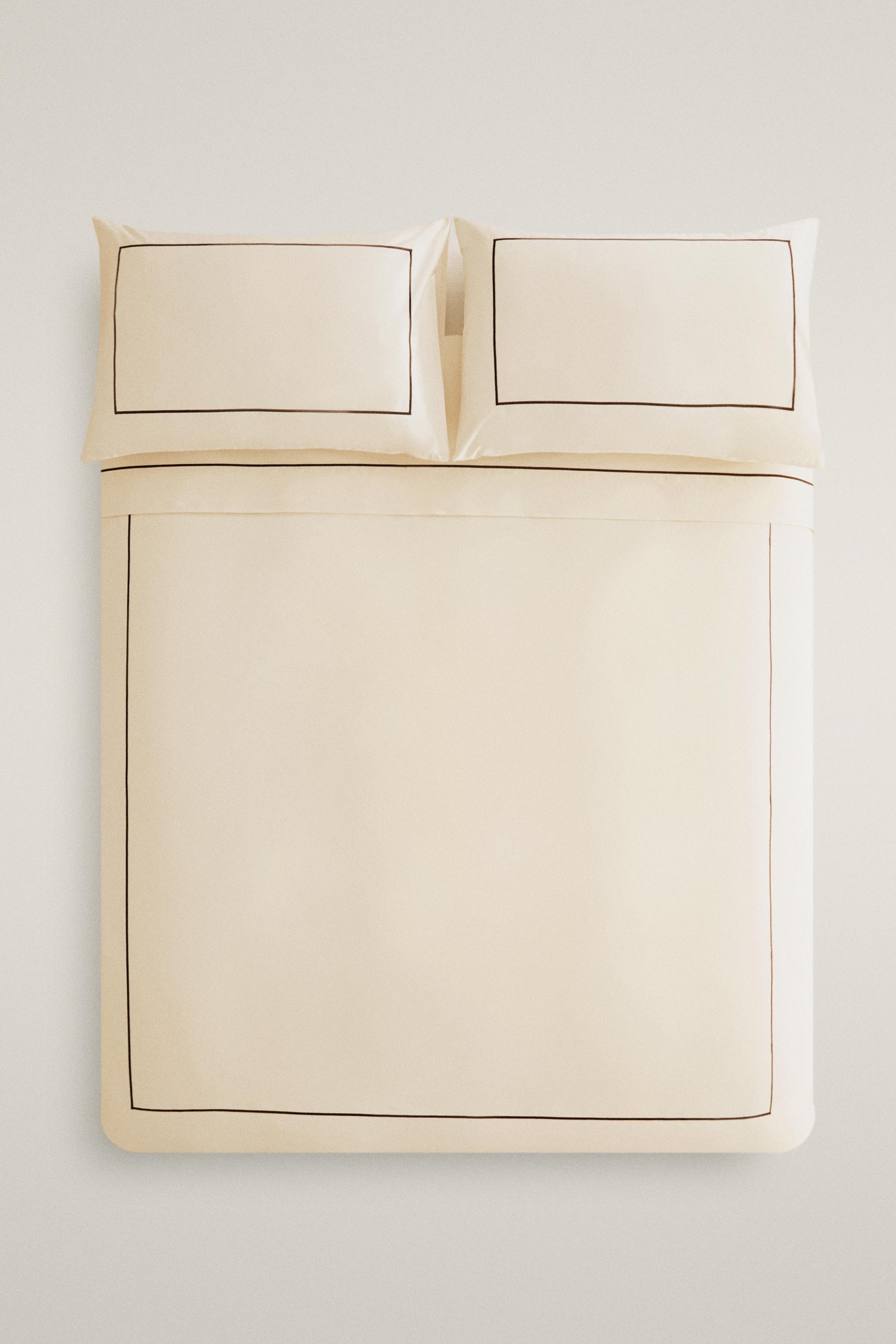 (400 FILS) HOUSSE DE COUETTE SATIN FESTON