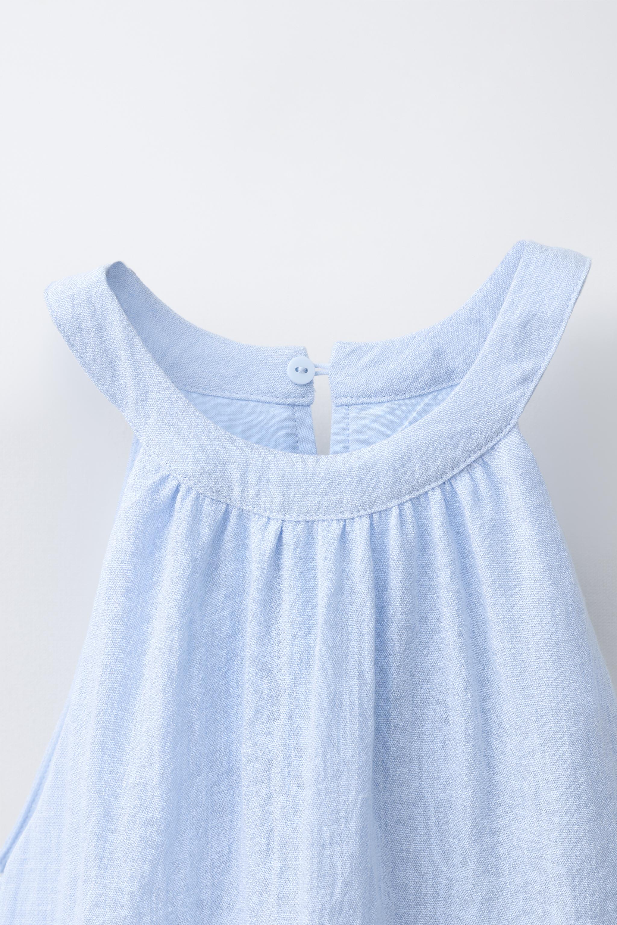 COMBINAISON-SHORT HALTER BRODÉE