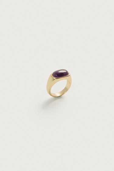 STONE SIGNET RING — Golden 2