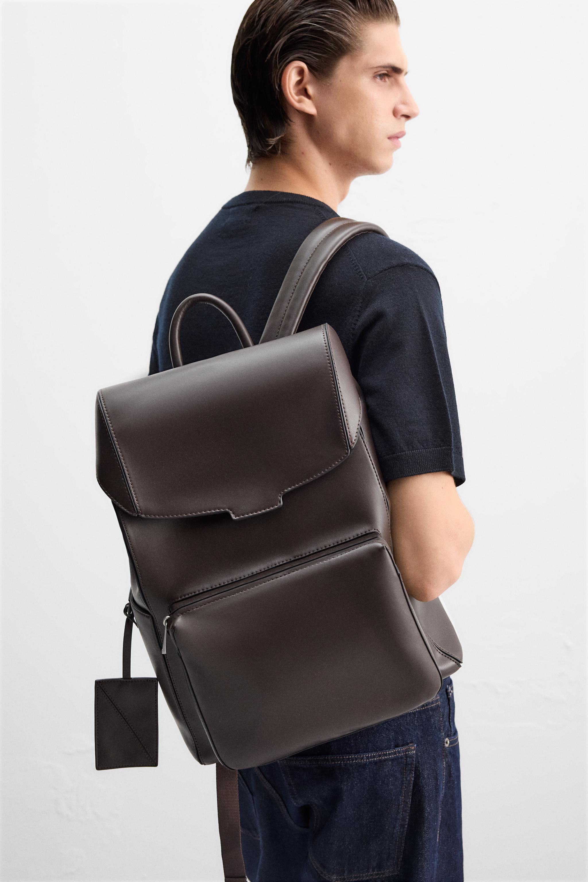 FLAP BACKPACK Brown ZARA Canada