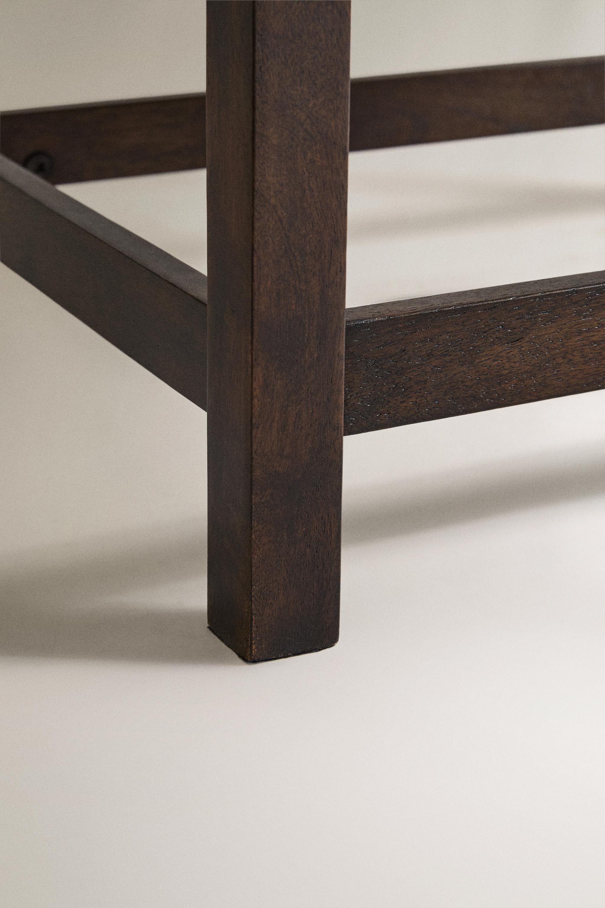 WOODEN SIDE TABLE