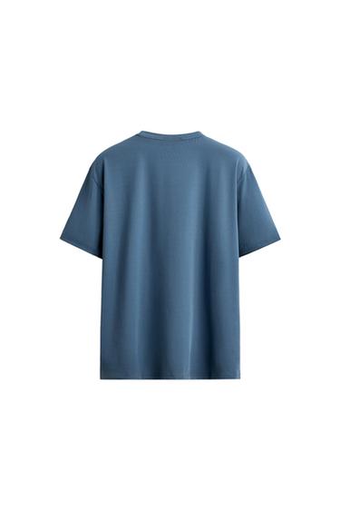 CAMISETA TÉCNICA BÁSICA - Azul / Acero de Zara