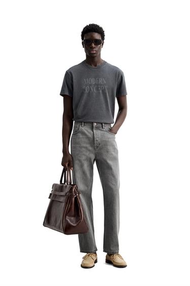 Zara SLIM FIT JEANS - Gray - Image 0