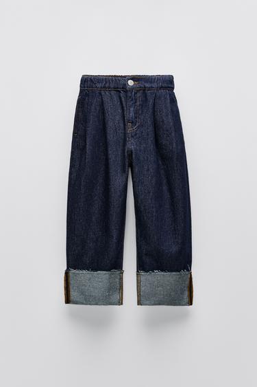 ДЖИНСЫ WIDE BALLOON — ИНДИГО от Zara — изображение 0