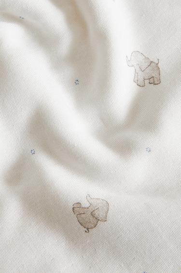 SERVIETTE DE BAIN BÉBÉ ÉLÉPHANT - Blanc cassé de Zara - Image 4