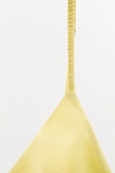TRIANGLE BRALETTE WITH SILK - Yellow by Zara - Image 5