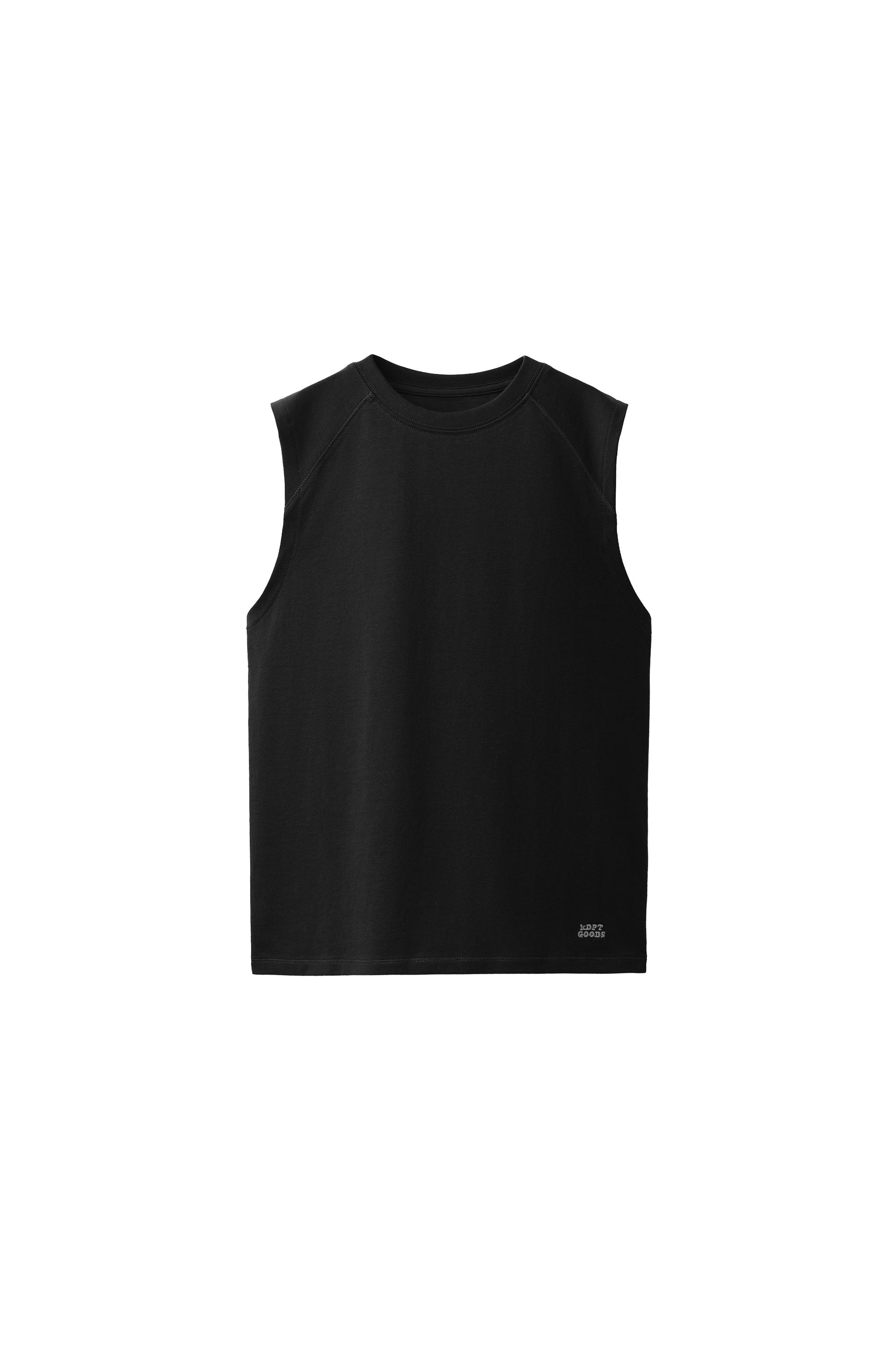 SLEEVELESS TOP — Black