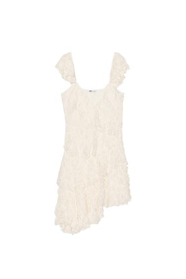 VESTIDO VOLANTES ENCAJE