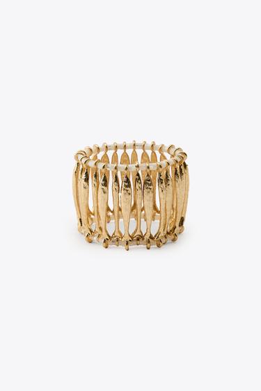 FISH STRETCH BRACELET - Golden by Zara