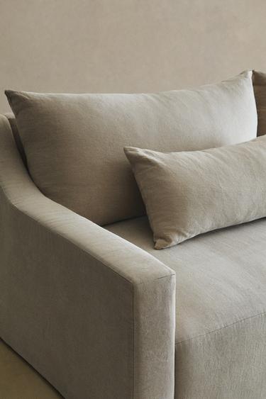 WASHED LINEN SOFA - Light beige by Zara - Image 2