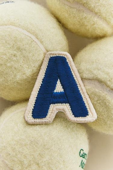 THERMO-ADHESIVE LETTER A PATCH - Green by Zara - Image 5