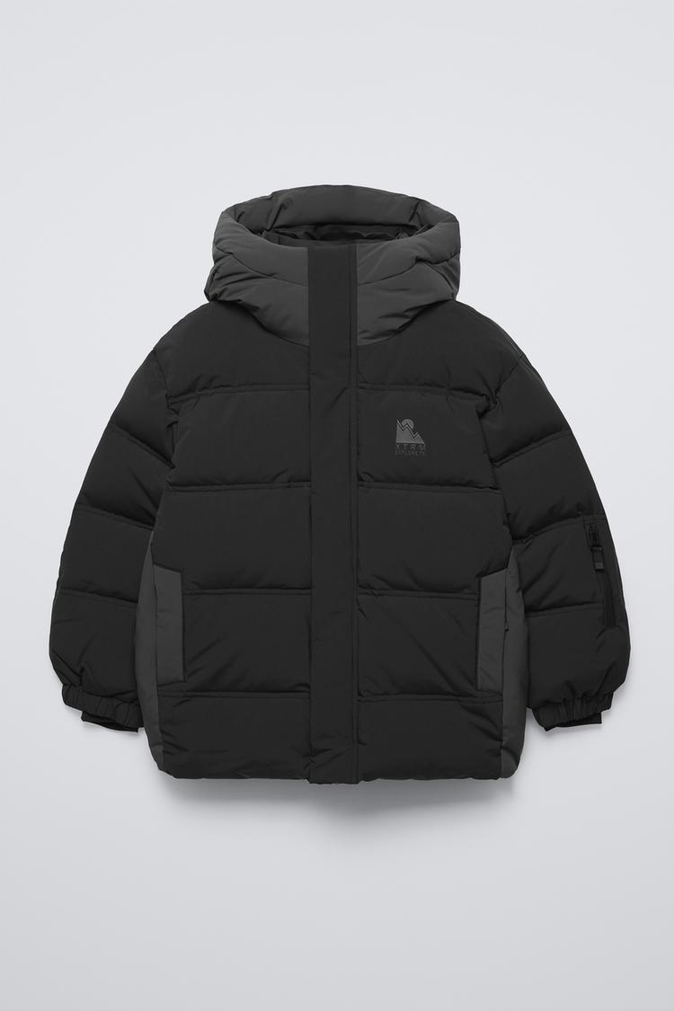 RECCO® SYSTEM SKI COLLECTION 防風・撥水ダウンジャケット - ブラック 