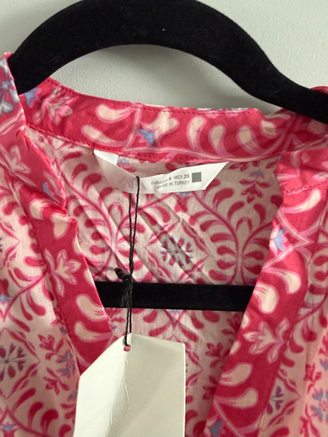 PRINTED MIDI DRESS - Image 3