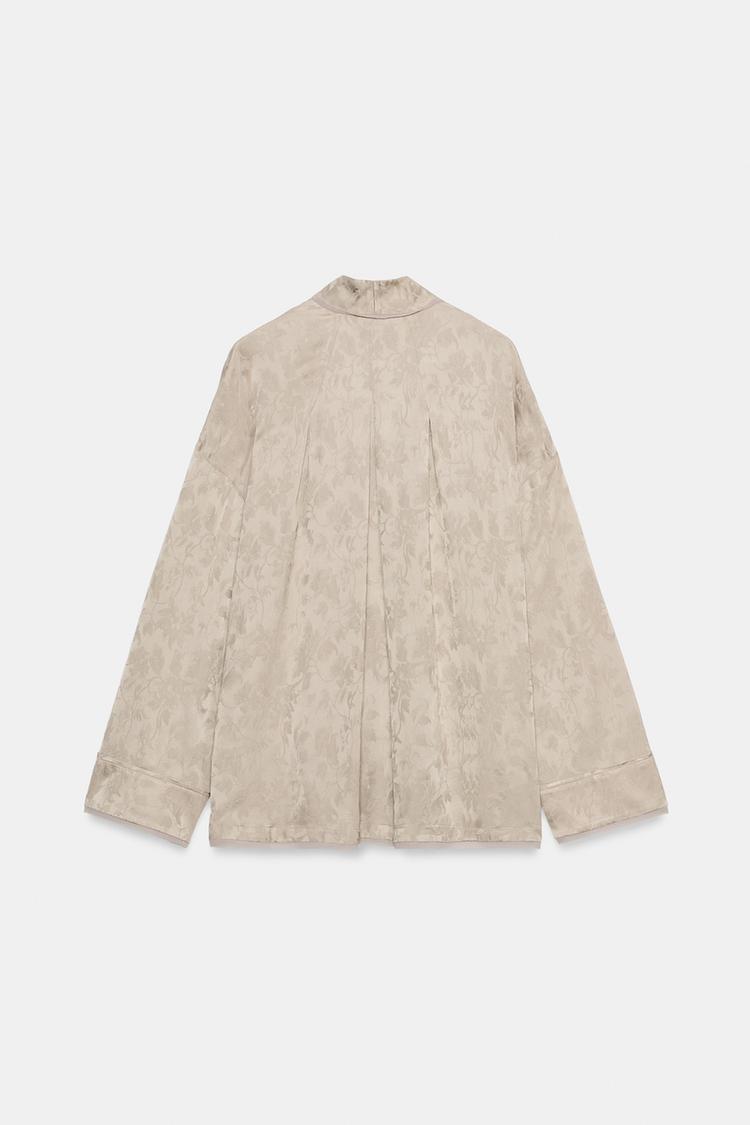 Blazer cruzado de jacquard de la colección ZW 7
